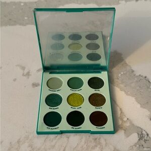 Colourpop Just My Luck Eyeshadow Palette Green St. Patrick’s Day Limited
